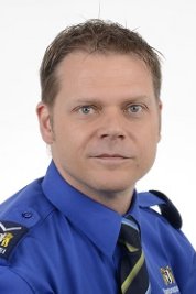 Portraitfoto Fw 1 a.i. Michel Hostettler, Ressortleiters Community Policing - Bezirk Kleinbasel