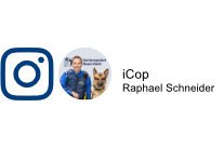 Instagram-Logo für den Link zum Instagram-Profil des iCops Raphael Schneider der Kantonspolizei Basel-Stadt